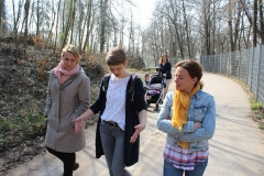 Vorbei am Wildgehege