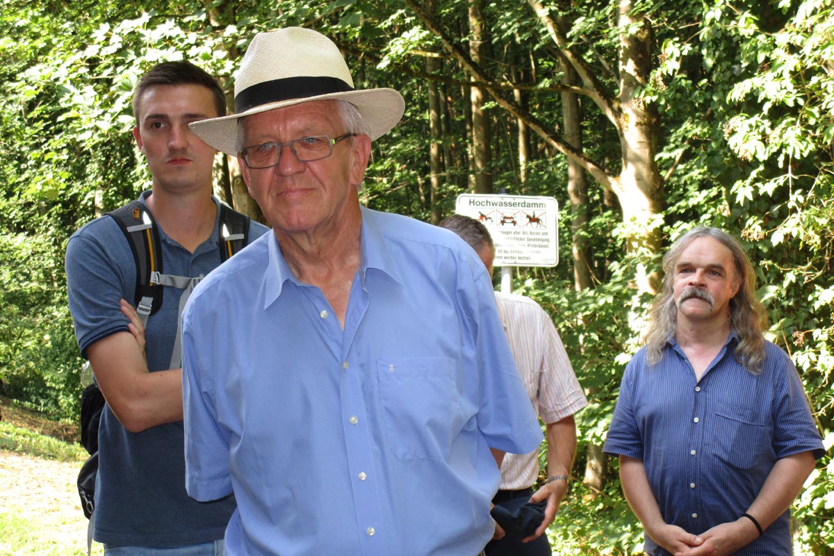 Ministerpräsident Kretschmann auf Sommertour