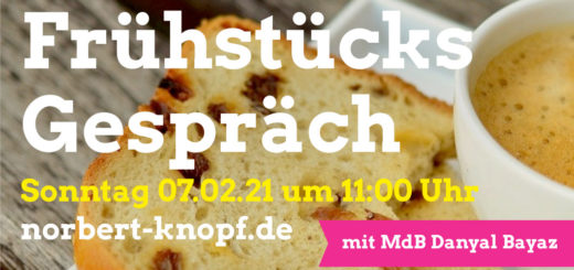 Frühstücksgespräch mit MdB Dr. Danyal Bayaz