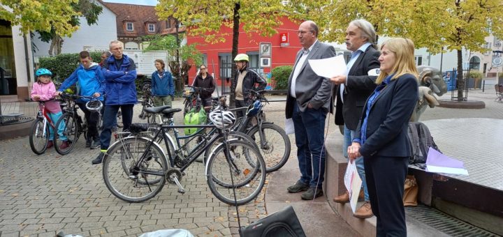 Kidical Mass erstmals in Leimen organisiert von der GALL