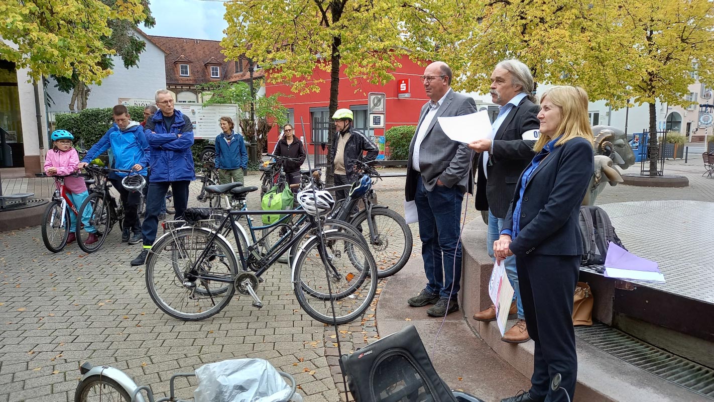 Kidical Mass erstmals in Leimen organisiert von der GALL